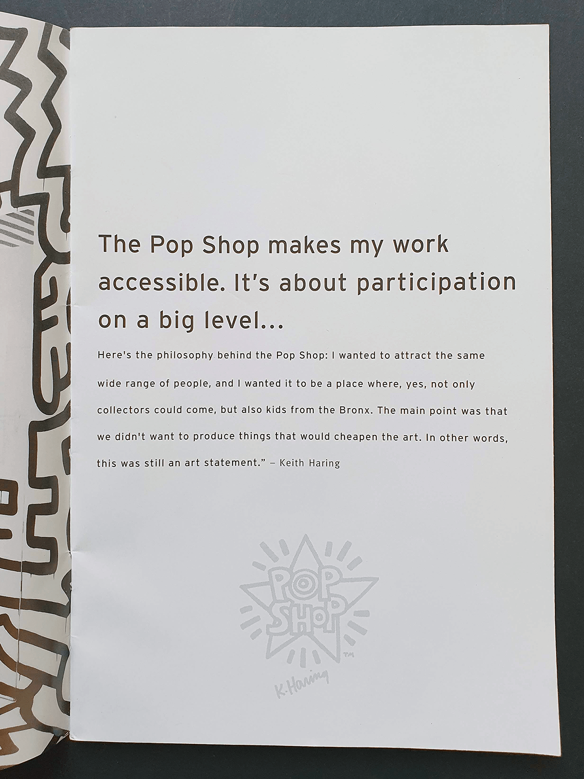 Keith Haring Pop Shop Catalog 1997 p5 Keith Haring Pop Shop Catalog 1997 p5