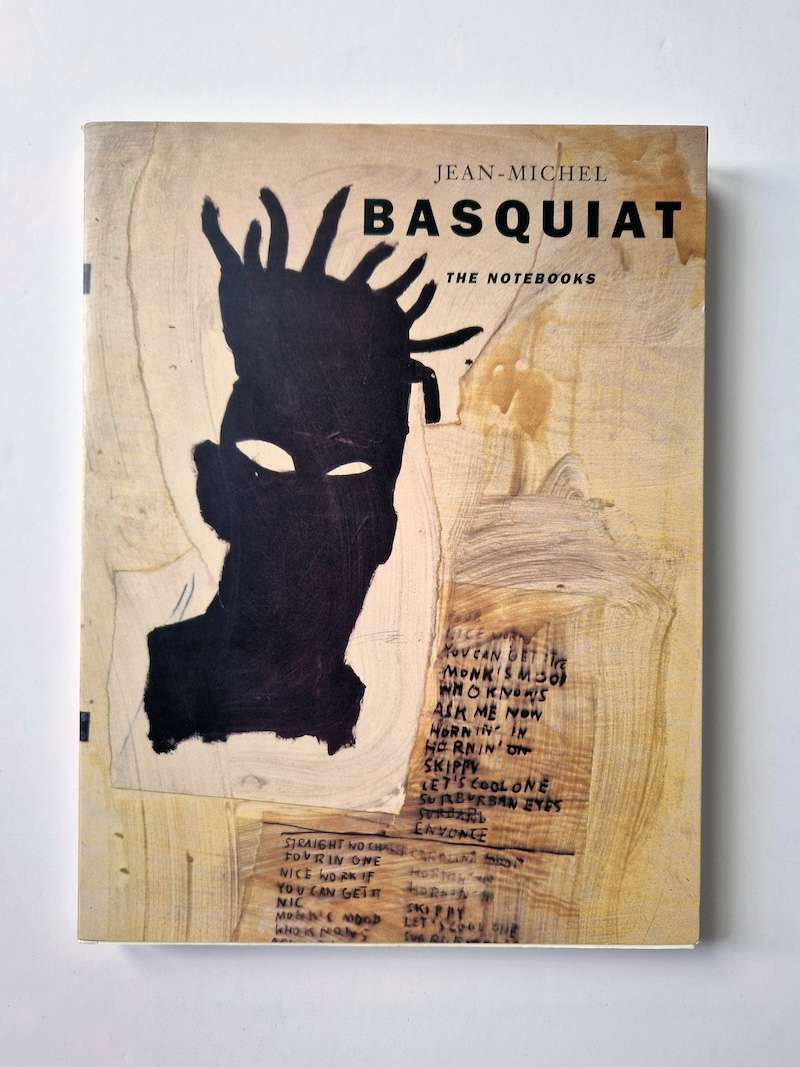 Jean Michel Basquiat The notebooks Larry Warsh white cover