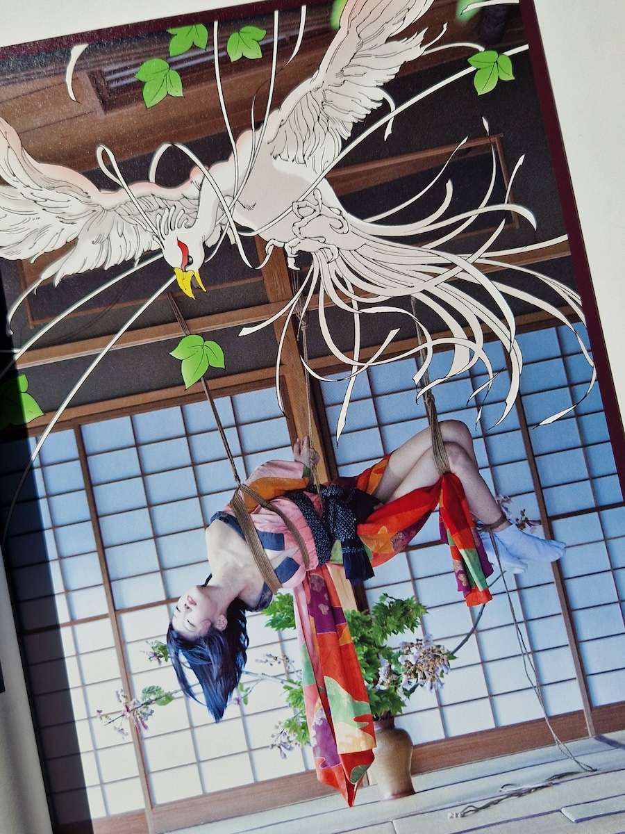 Hanafuda kinbaku Hajime Kinoko white 2 Hanafuda kinbaku Hajime Kinoko white 2