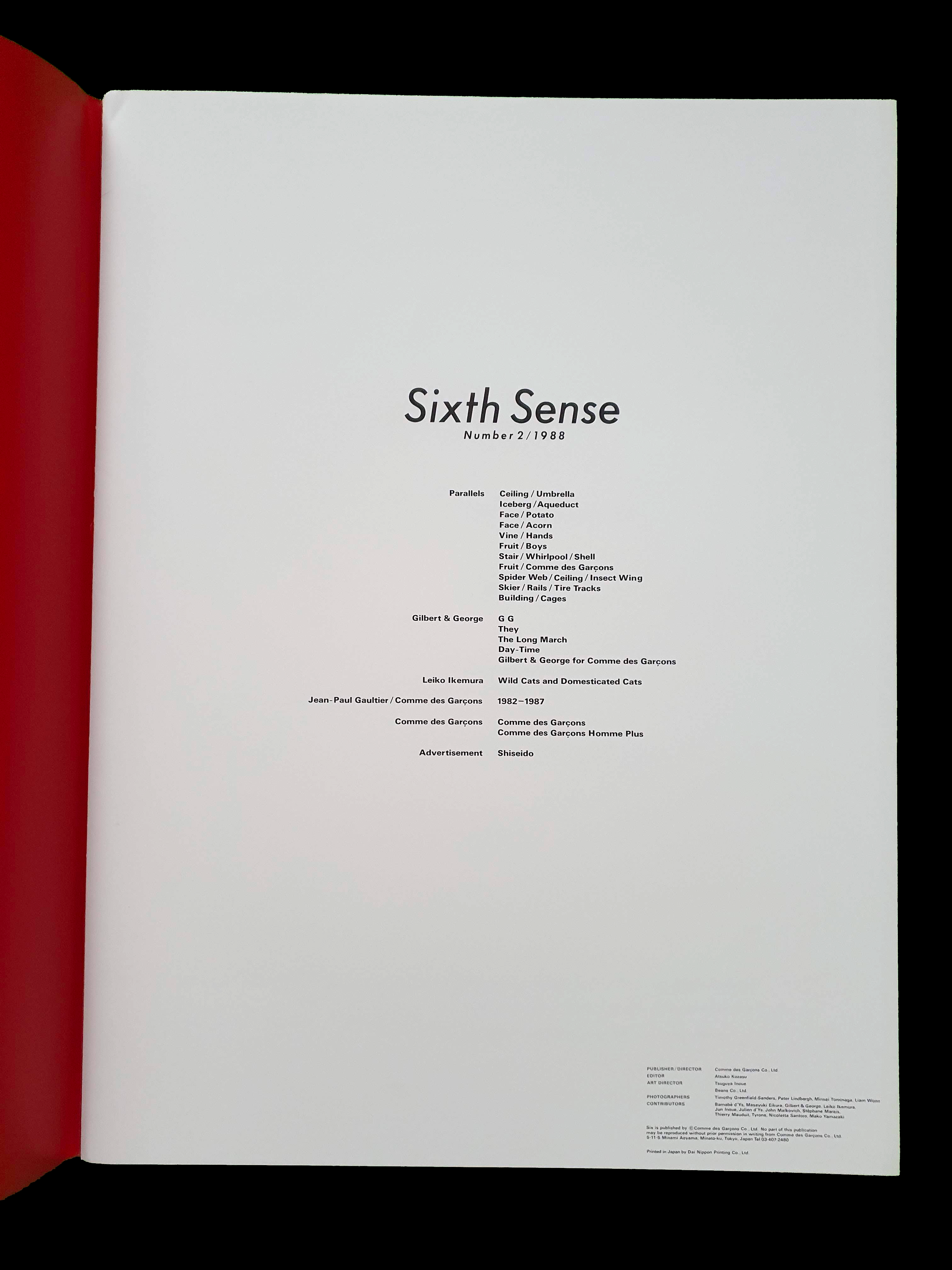 Comme des Garçons SIX No2 1 Comme des Garçons SIX No2 1