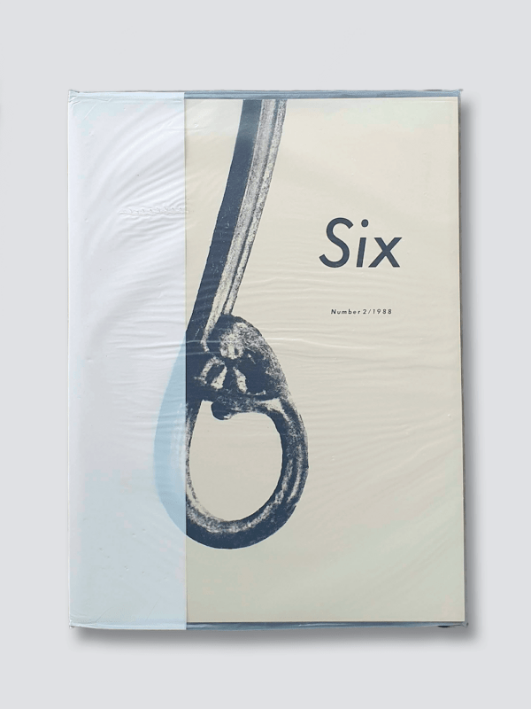 comme des garcons six number 2 white cover