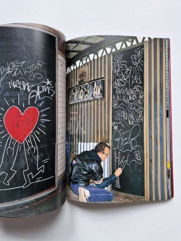 Art in transit Keith Haring Dan Friedman White 1