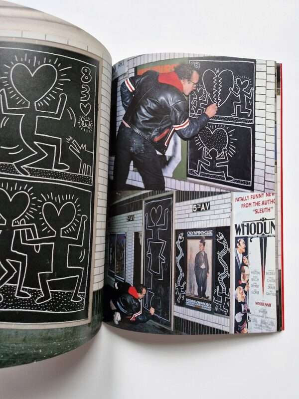 Art in transit Keith Haring Dan Friedman White 13