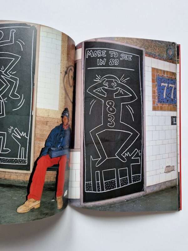 Art in transit Keith Haring Dan Friedman White 15